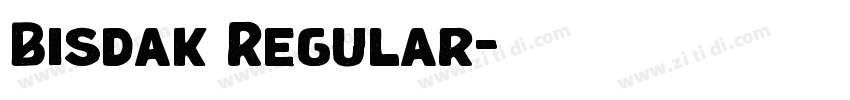 Bisdak Regular字体转换
